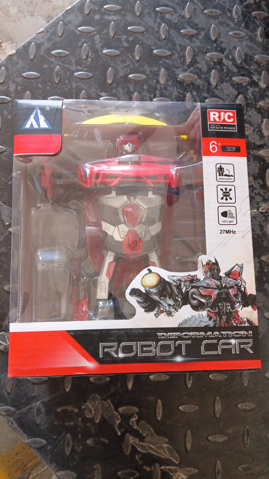 2 In 1 Automatic Robot Converted Remote Control Car With Light Scale 360°Drifting Deformation Robot Car Toy Kids Boys, Robot Convert Unique Toy For Boys (1 Pc)