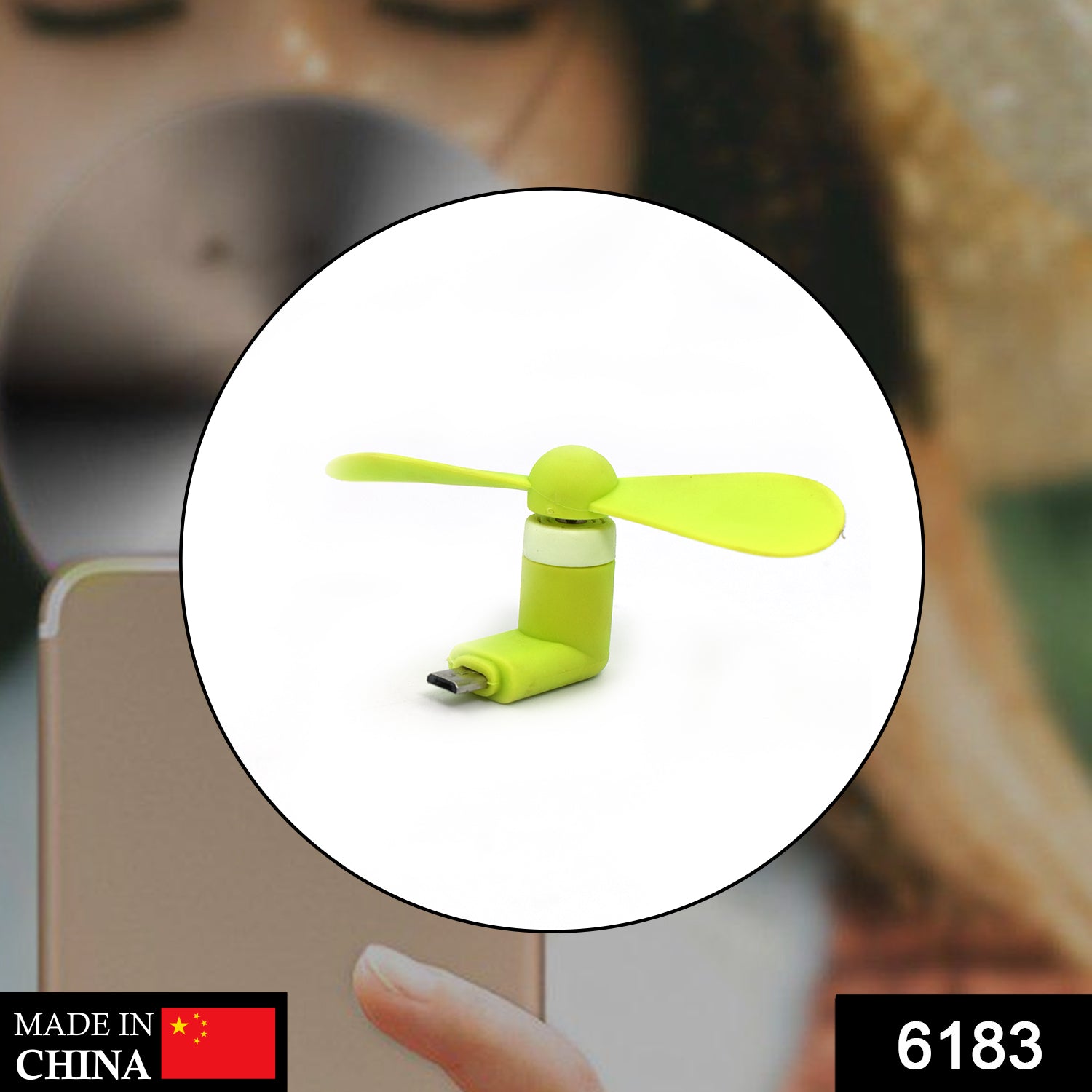 Compact USB fan for personal cooling anywhere