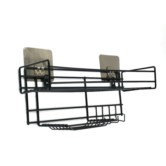 3 in 1 shower shelf rack for holding bathroom essentials.