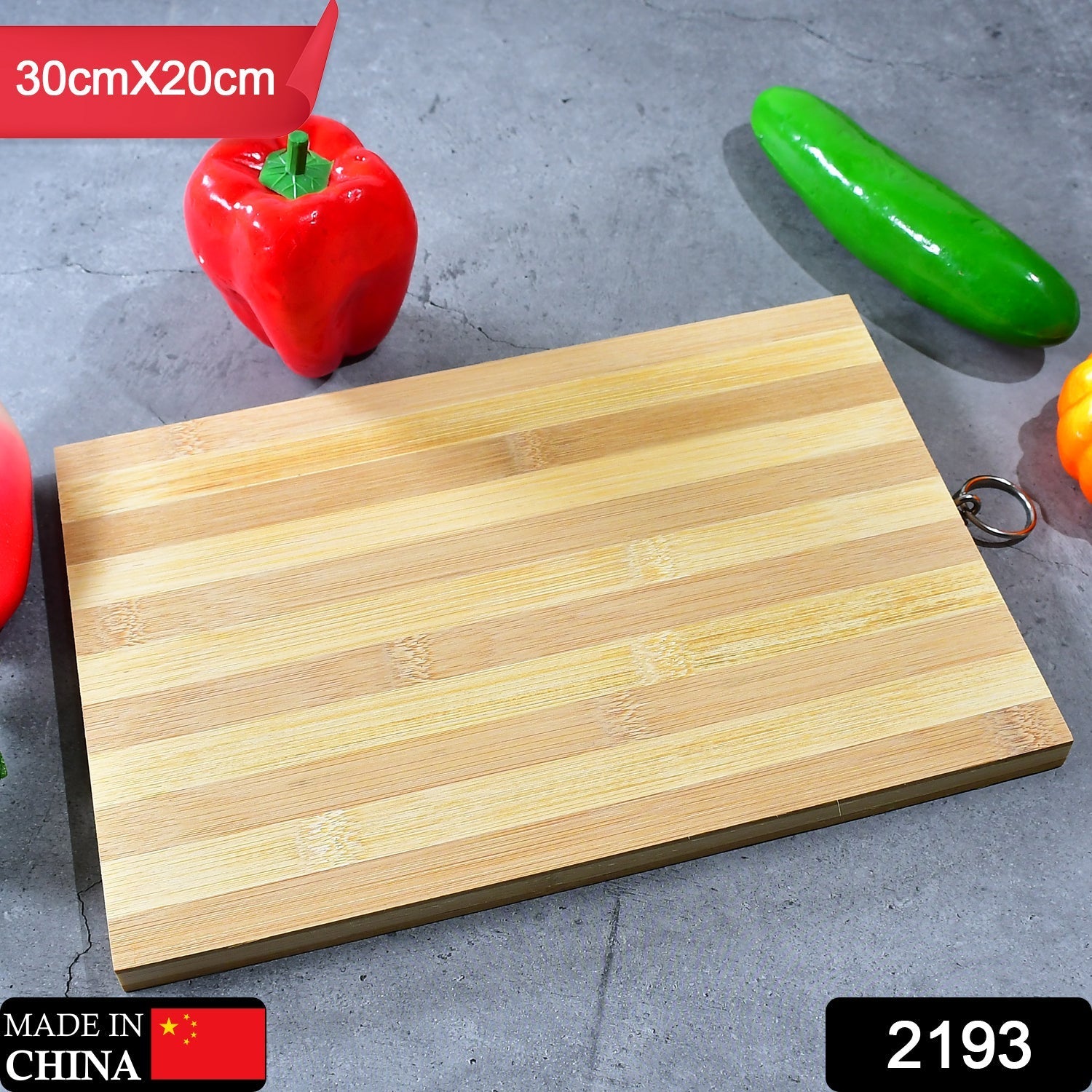 Wooden cutting board for kitchen