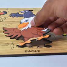 TOP BRIGHT Wooden Bird Learning Puzzle