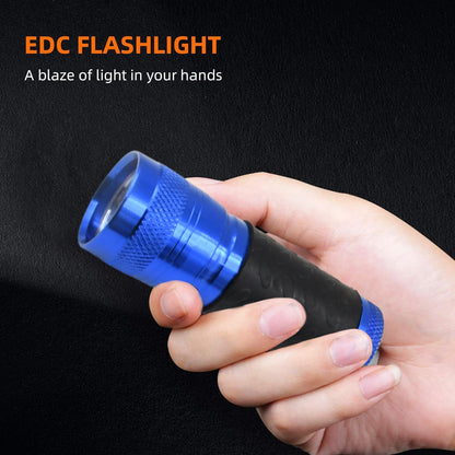 Portable Mini Torch, Super-Bright Mini 14 LED Bulb Pocket Torches - Torch Flashlight for Camping, Hiking, DIY, Travelling, Outdoors and More 3 Battery operated (Battery not included / 1 pc)