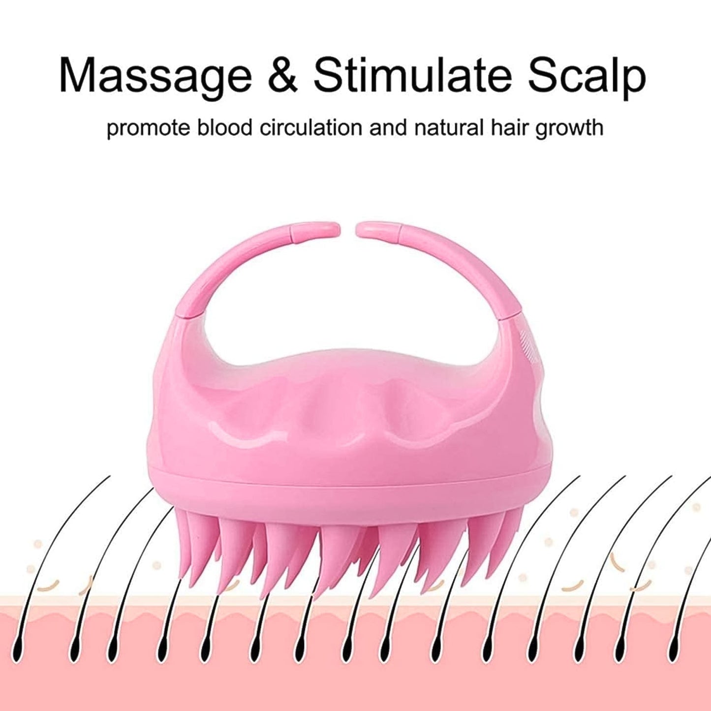 Scalp Massager, Head Massager Comb (1 Pc), Gym Equipment