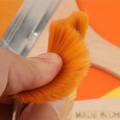 High-quality flat brushes for acrylic and watercolor art