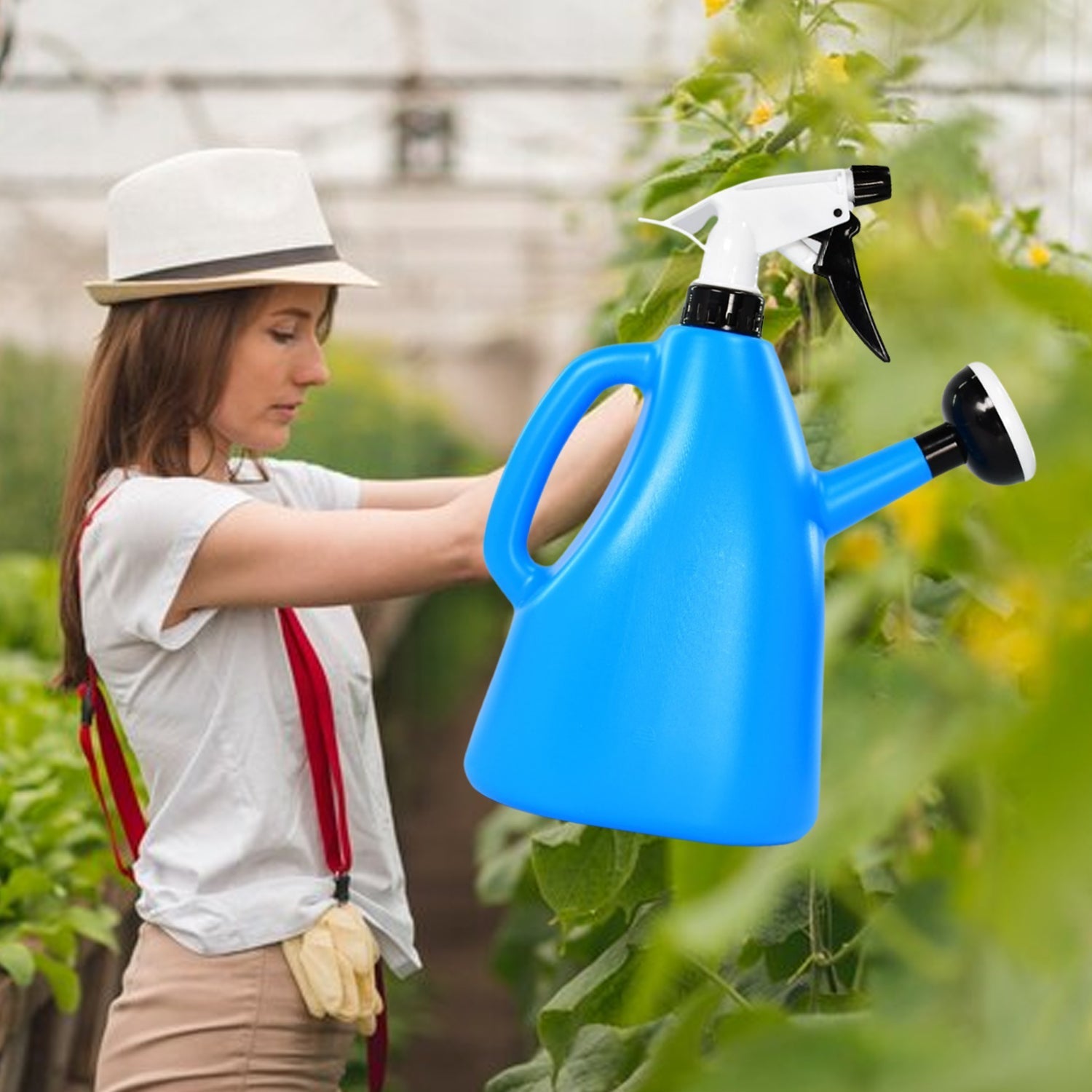 Manual sprayer for plants and gardening