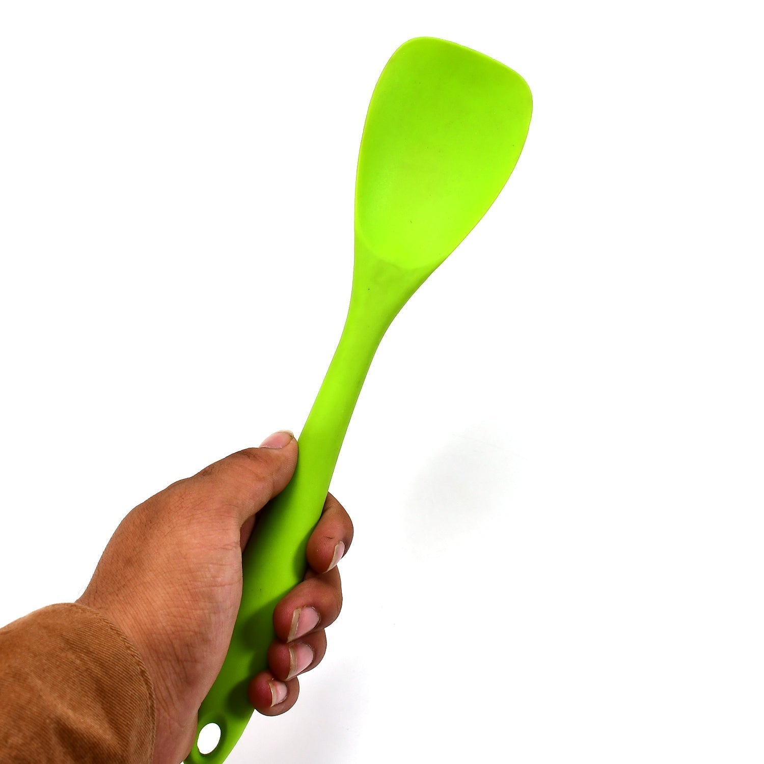 Set of non-stick rubber utensils on a countertop.