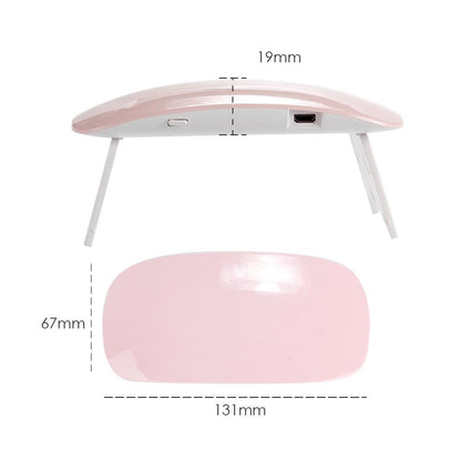 Nail dryer machine with efficient airflow.