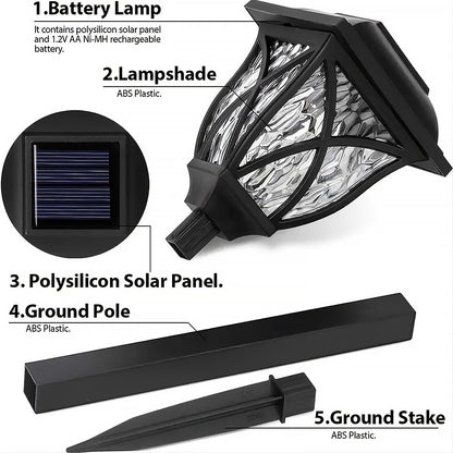 LED garden light close-up