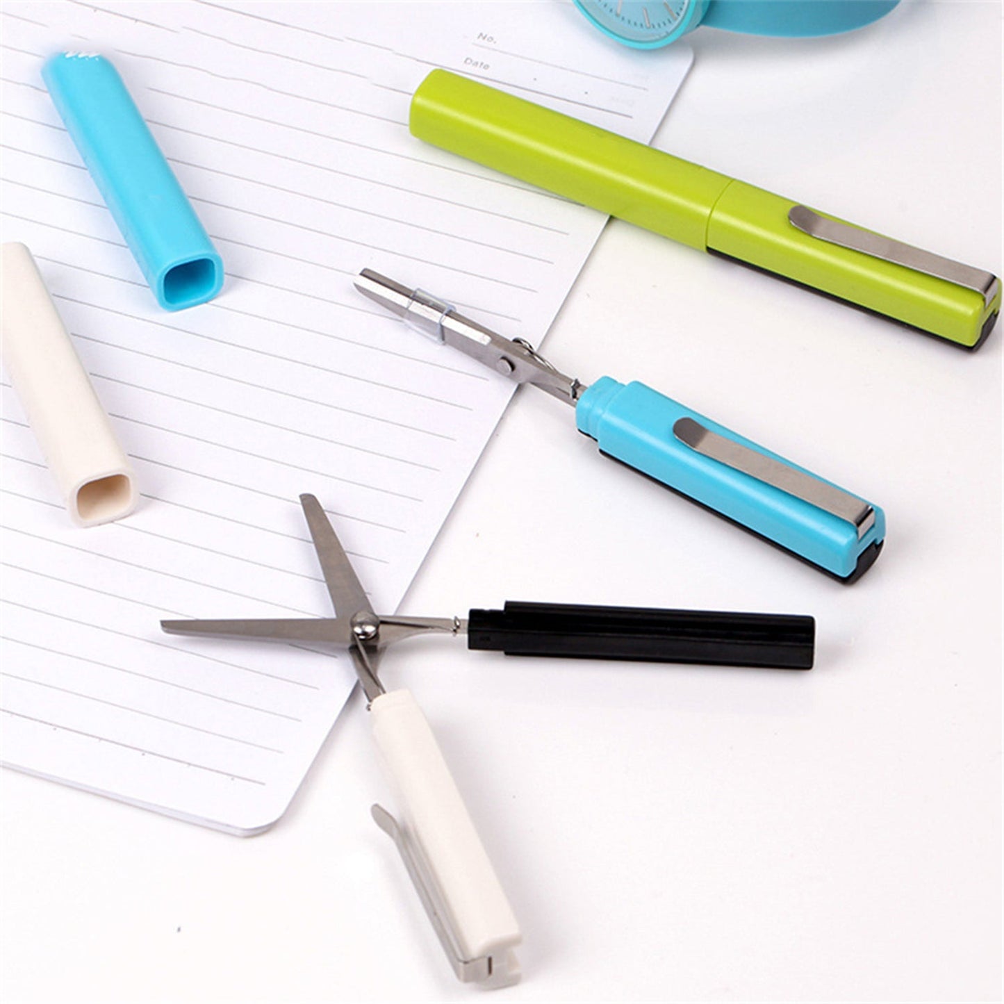 Pen-style scissor, showing its innovative and functional design