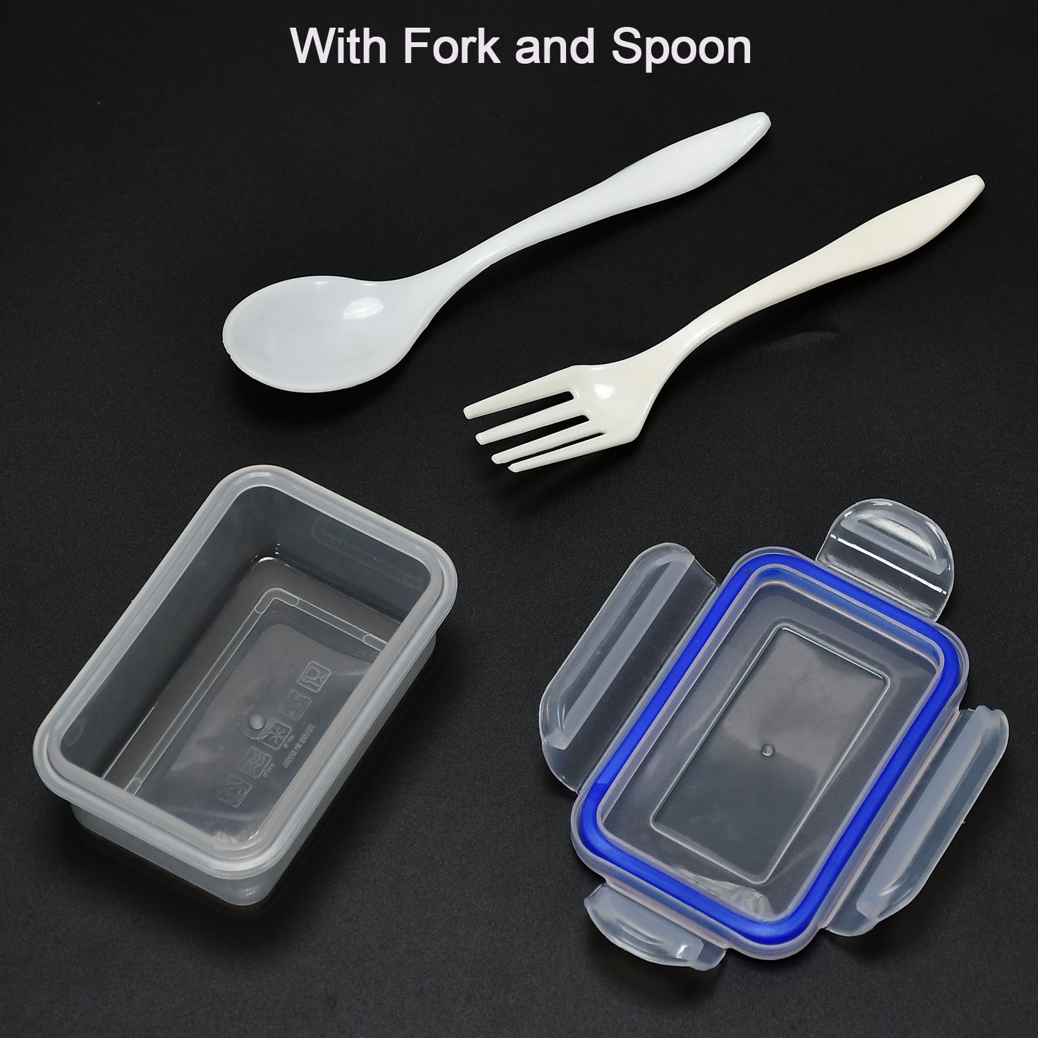 Lunch box with airtight design and small square container