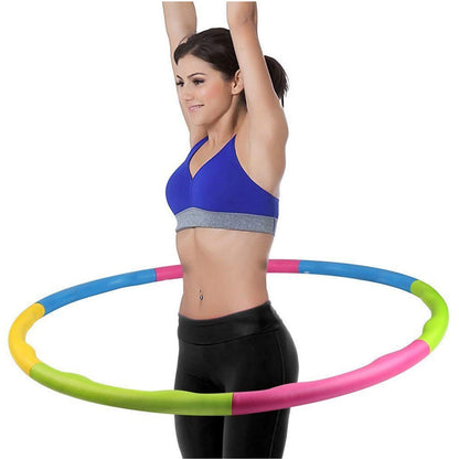 Detailed view of exercise ring with adjustable diameter