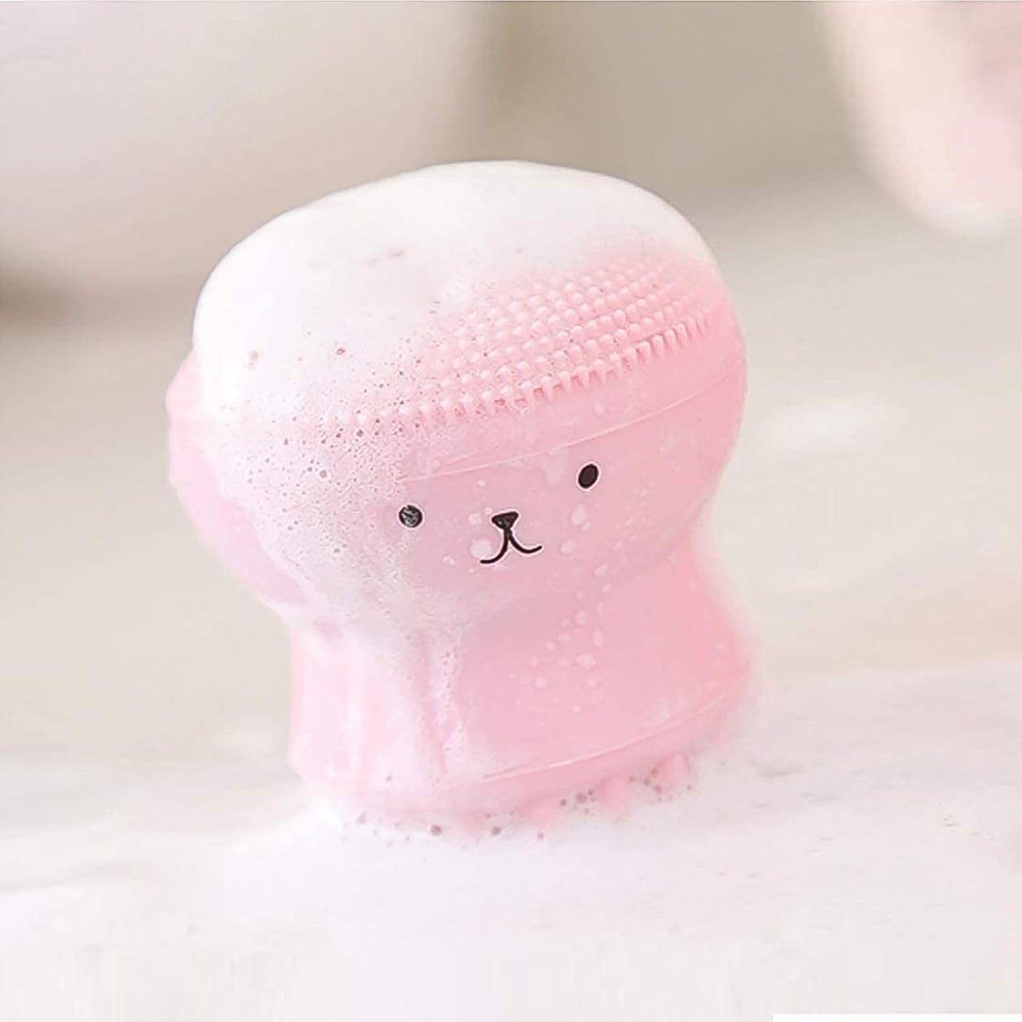 Octopus Shape Face Scrubber Massager