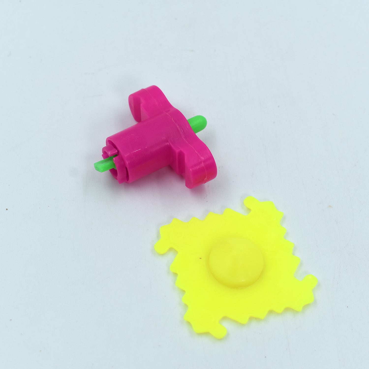 Toy spinner with launch feature