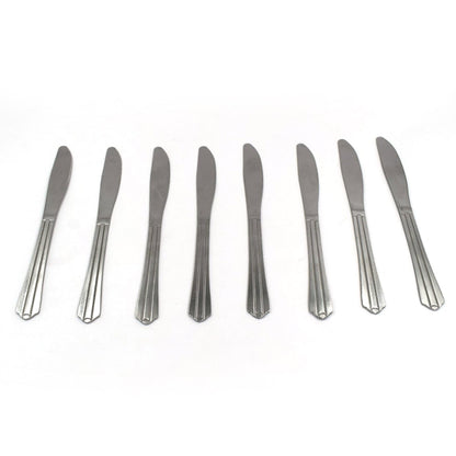 Set of 8 knives for dining, ideal for picnics and outings