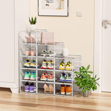 Plastic Stackable Shoe Storage Box (1 Pc)