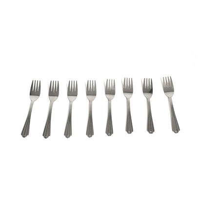 Compact dinner forks set suitable for home and kitchen