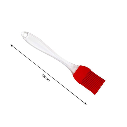 Silicone spatula brush kitchen tool.