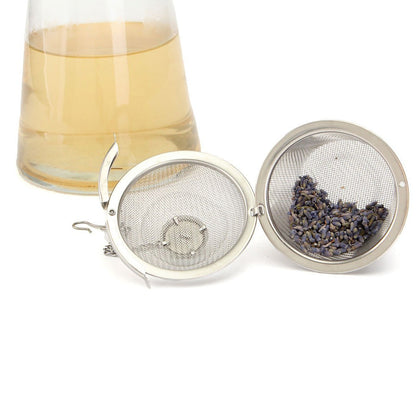 Stainless steel infuser with locking feature