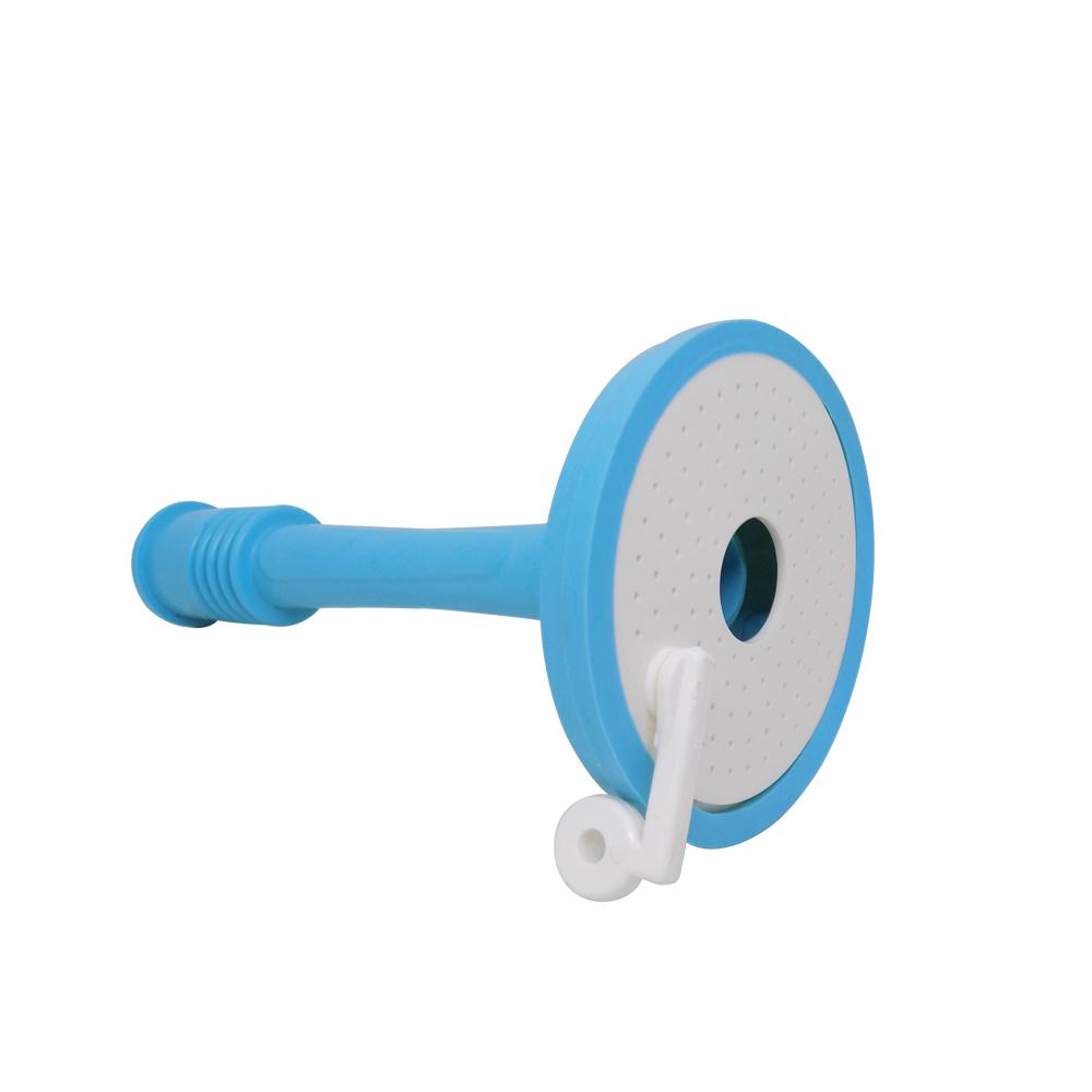 Faucet regulator designed to reduce water splash and save water.