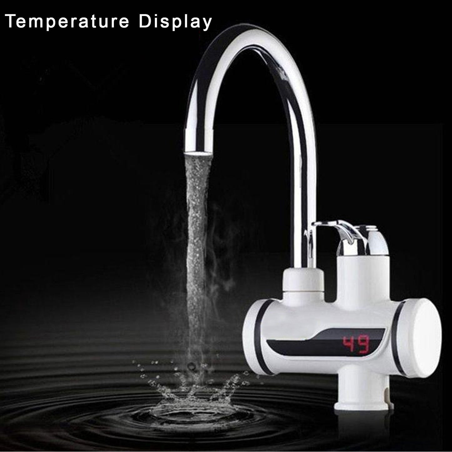 Stylish geyser faucet with modern design for any kitchen.