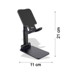 Compact foldable mobile stand for desks