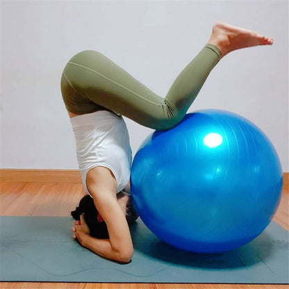 Anti-burst gym ball for strength and flexibility.