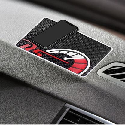 Non-slip dashboard mat, detailed view.