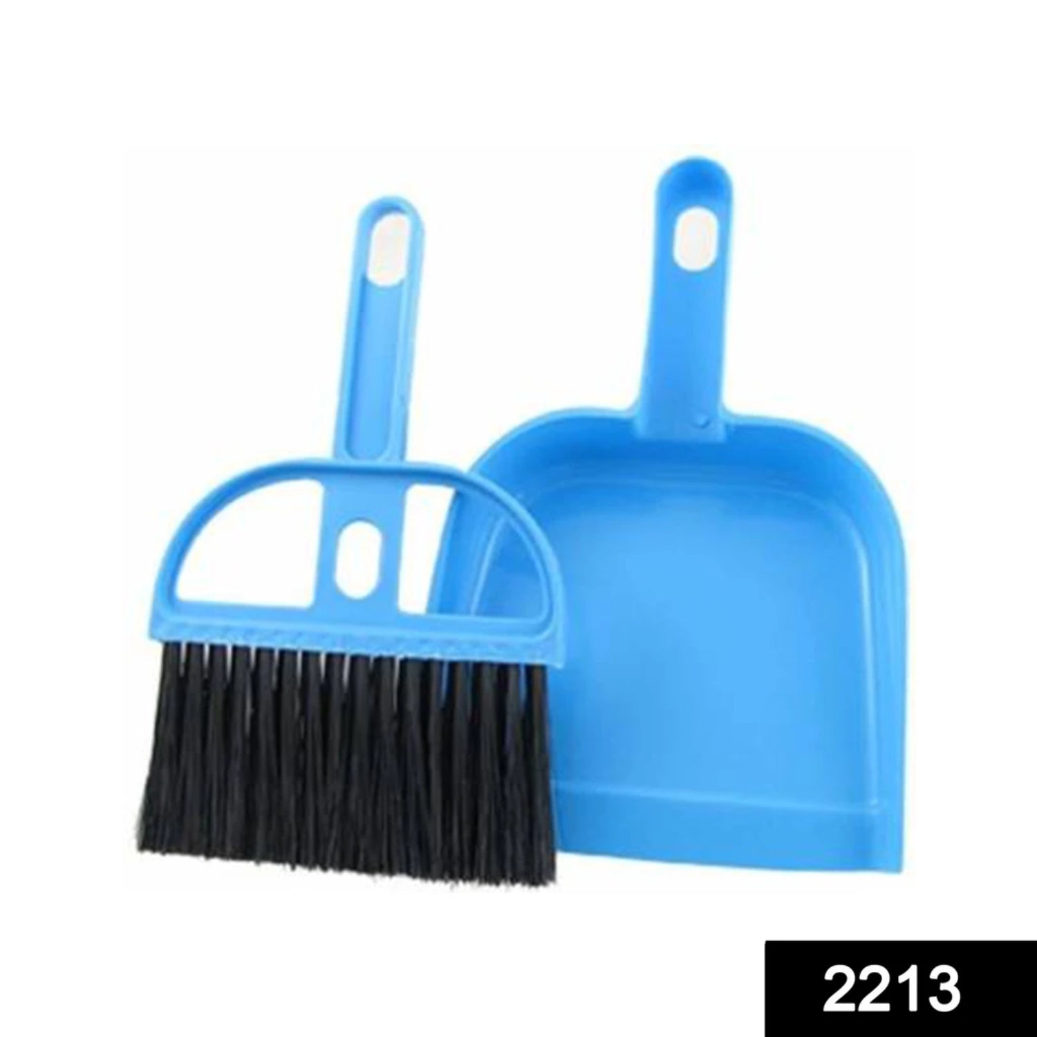 Versatile dustpan and broom set for quick cleanups.