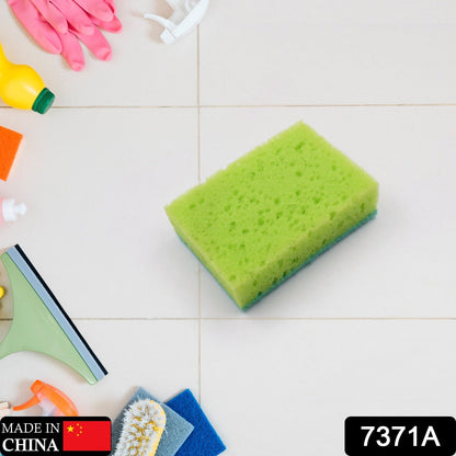 Multi-Purpose Medium 2 In 1 Color Scratch Scrub Sponges, Sponge, Wear Resistance, Dish Washing Tool, High Friction Resistance Furniture for Refrigerator Sofa for Kitchen, Household (1 Pc)