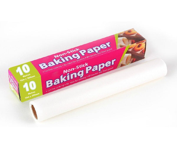 Roll of non-stick baking paper for microwave and oven.