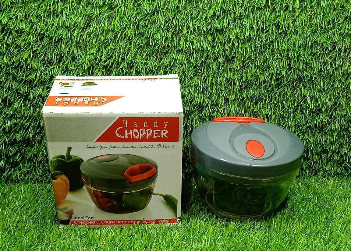 Portable hand food chopper, easy to clean and store