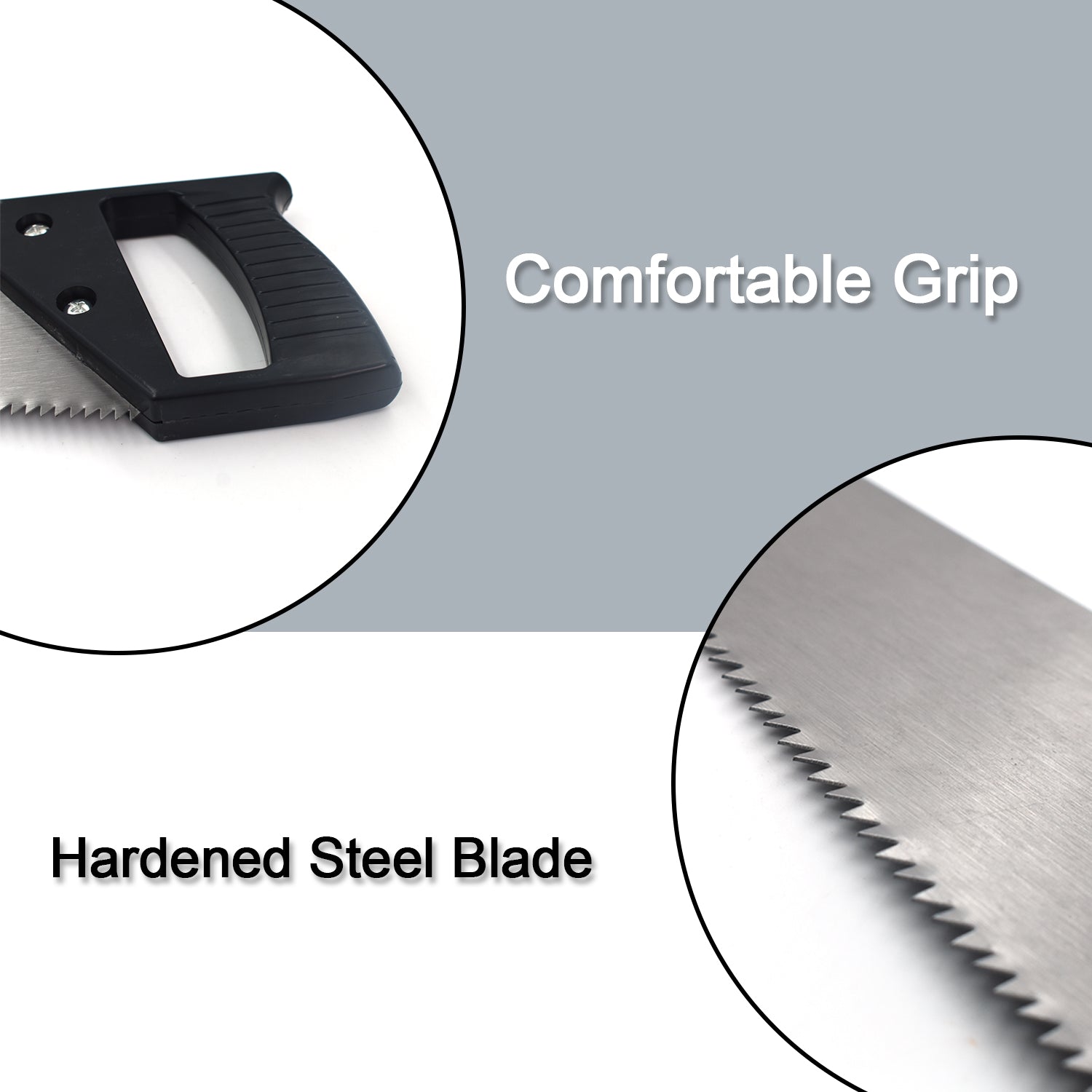 High-quality pruning saw with comfortable grip.