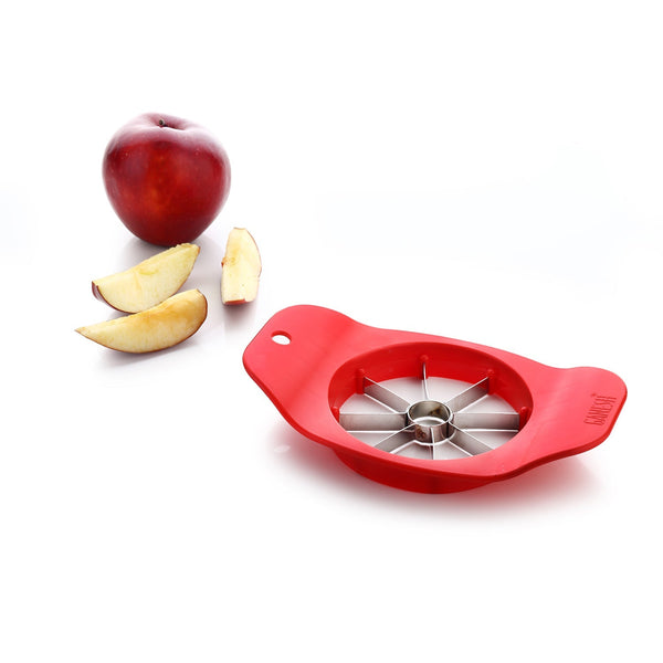 Ganesh plastic and stainless steel apple cutter, colors may vary.