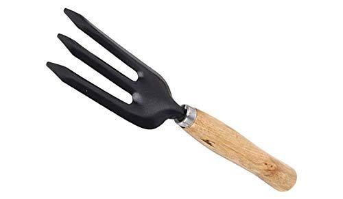 Garden fork, hand cultivator, trowel set