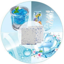 Washing machine cleaning tablets in lavender fragrance