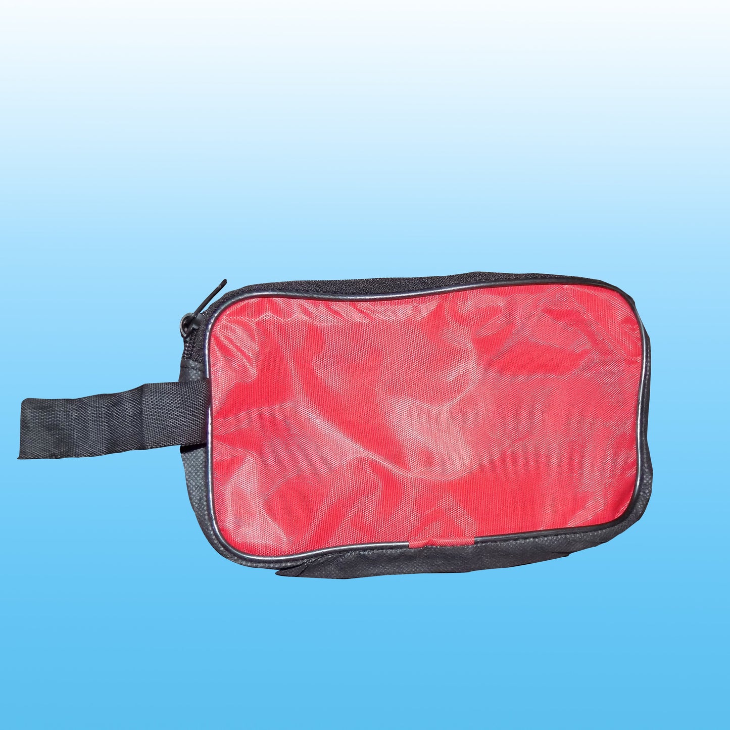 Red travel hand pouch