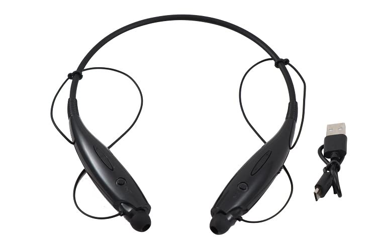 HBS-730 Neckband Bluetooth Headphones Wireless Sport Stereo Headsets with Microphone for Android, Devices (Black),Multicolour