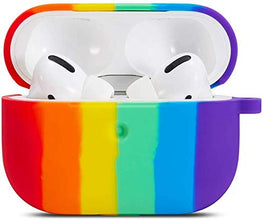 Silicone Case Compatible with AirPods Pro 2019 Case Protective Silicone Cover and Skin for AirPods Pro (Multicolor)