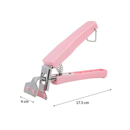 Hot plate tongs with stainless steel construction, useful for handling various kitchen items.