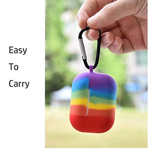 Silicone Case Compatible with AirPods Pro 2019 Case Protective Silicone Cover and Skin for AirPods Pro (Multicolor)