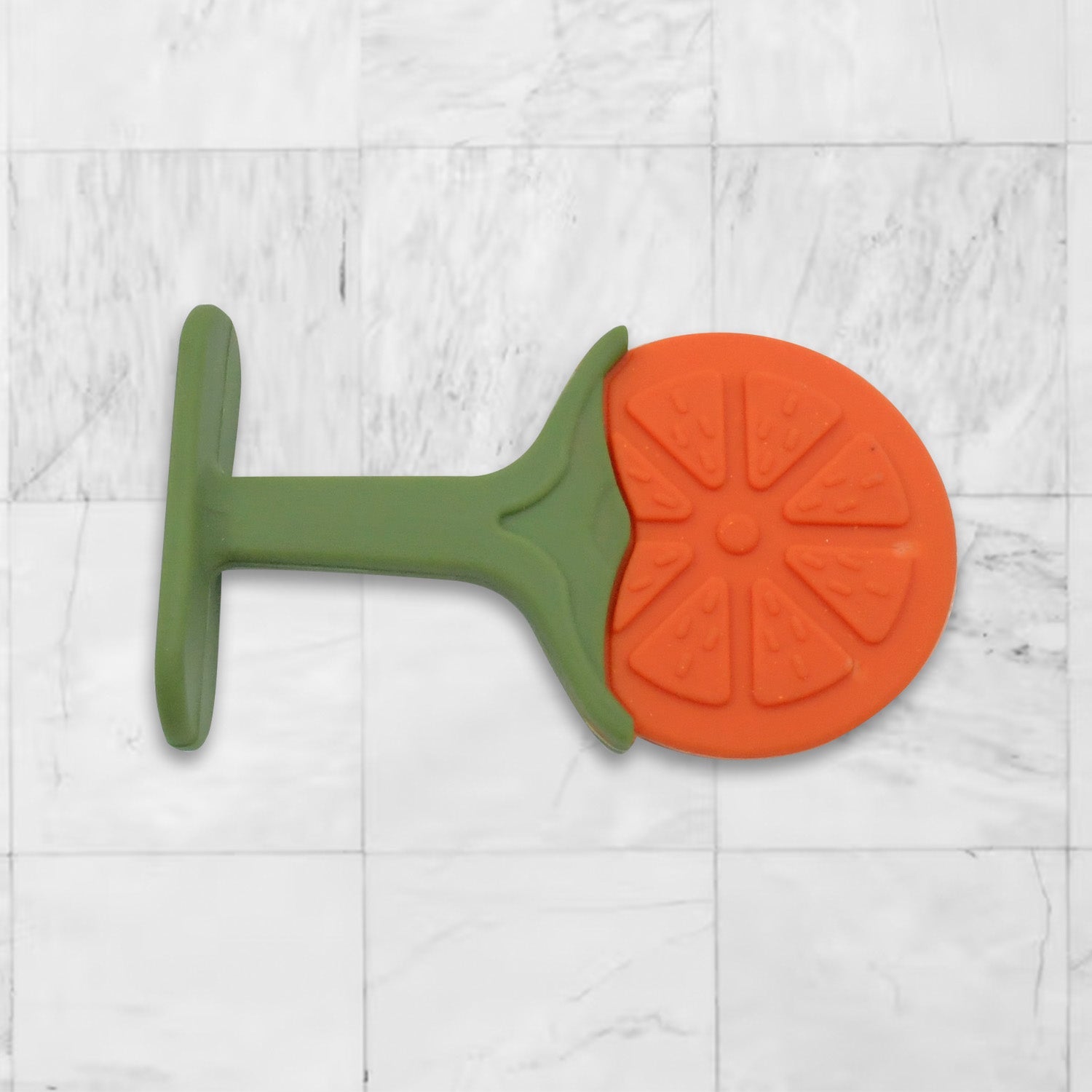 Silicone fruit teether