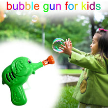 Bubble gun with easy press handle