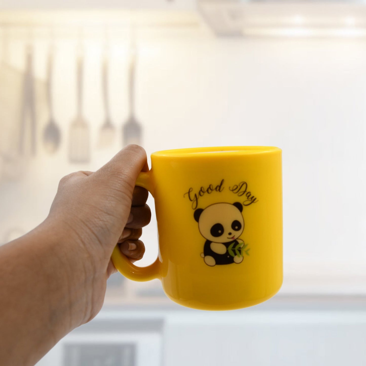 Coffee mug with unique color design, spoon and box included