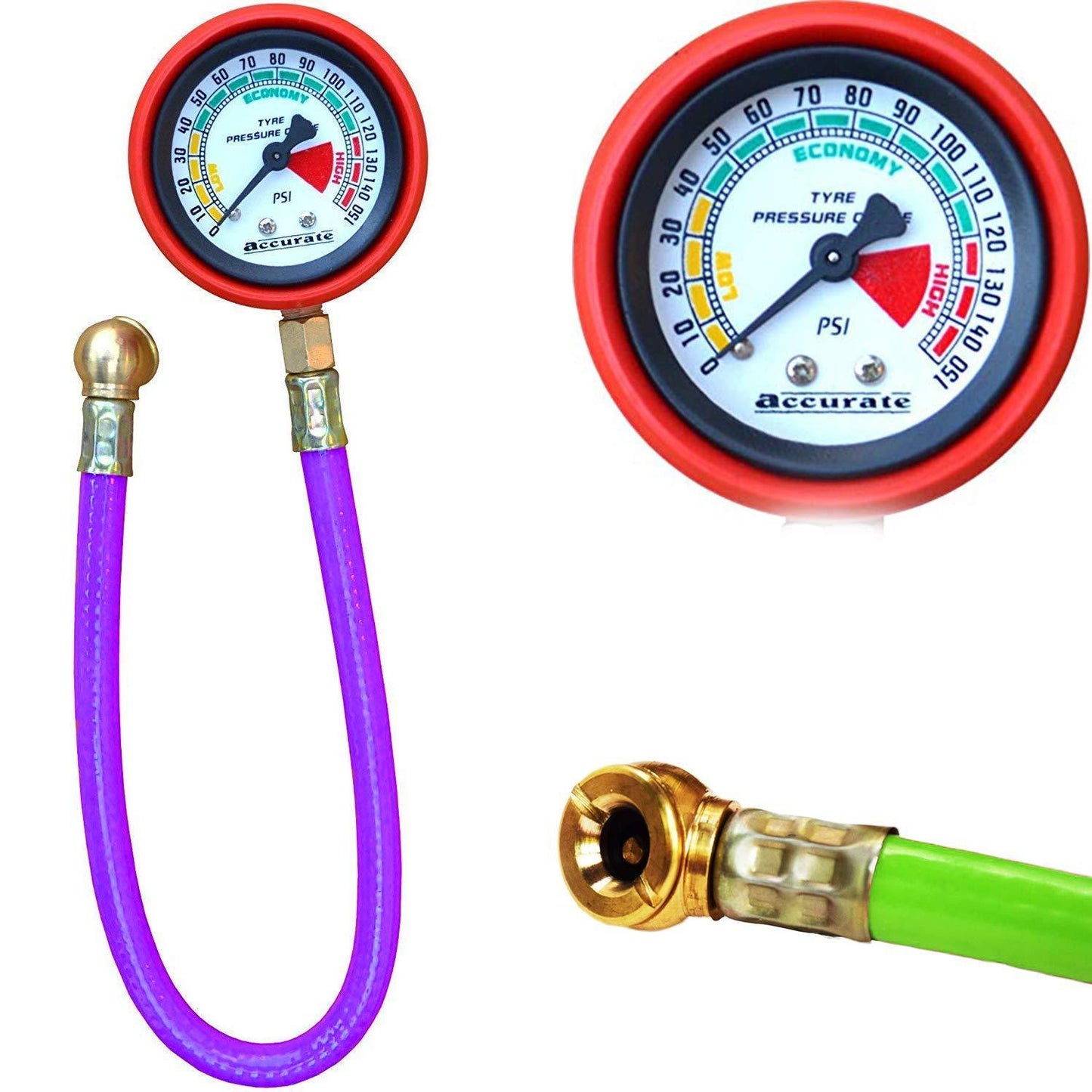 Air compressor accessories for tire inflation.