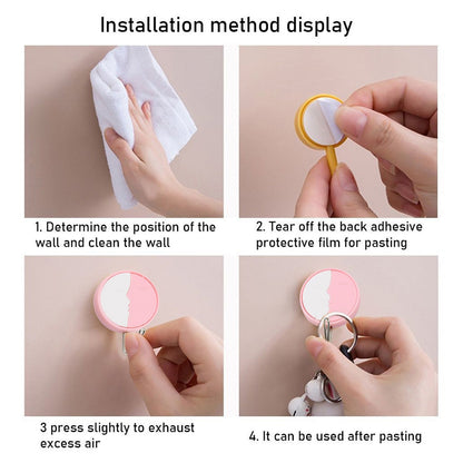 MULTIPURPOSE STRONG HOOK SELF-ADHESIVE HOOKS FOR WALL HEAVY PLASTIC HOOK, STICKY HOOK HOUSEHOLD FOR HOME , DECORATIVE HOOKS, BATHROOM &amp; ALL TYPE WALL USE HOOK , SUITABLE FOR BATHROOM, KITCHEN, OFFICE