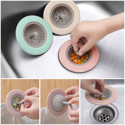 Sink drainer, flexible silicone kitchen strainer