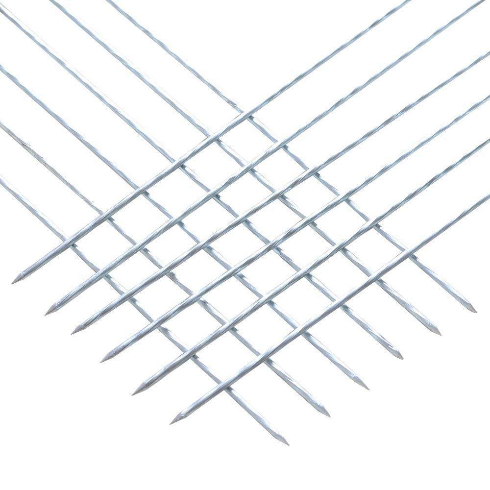 Set of 12 grill sticks for barbecue and tandoor.