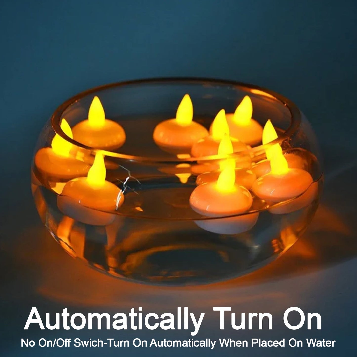 Battery-operated candles for decoration