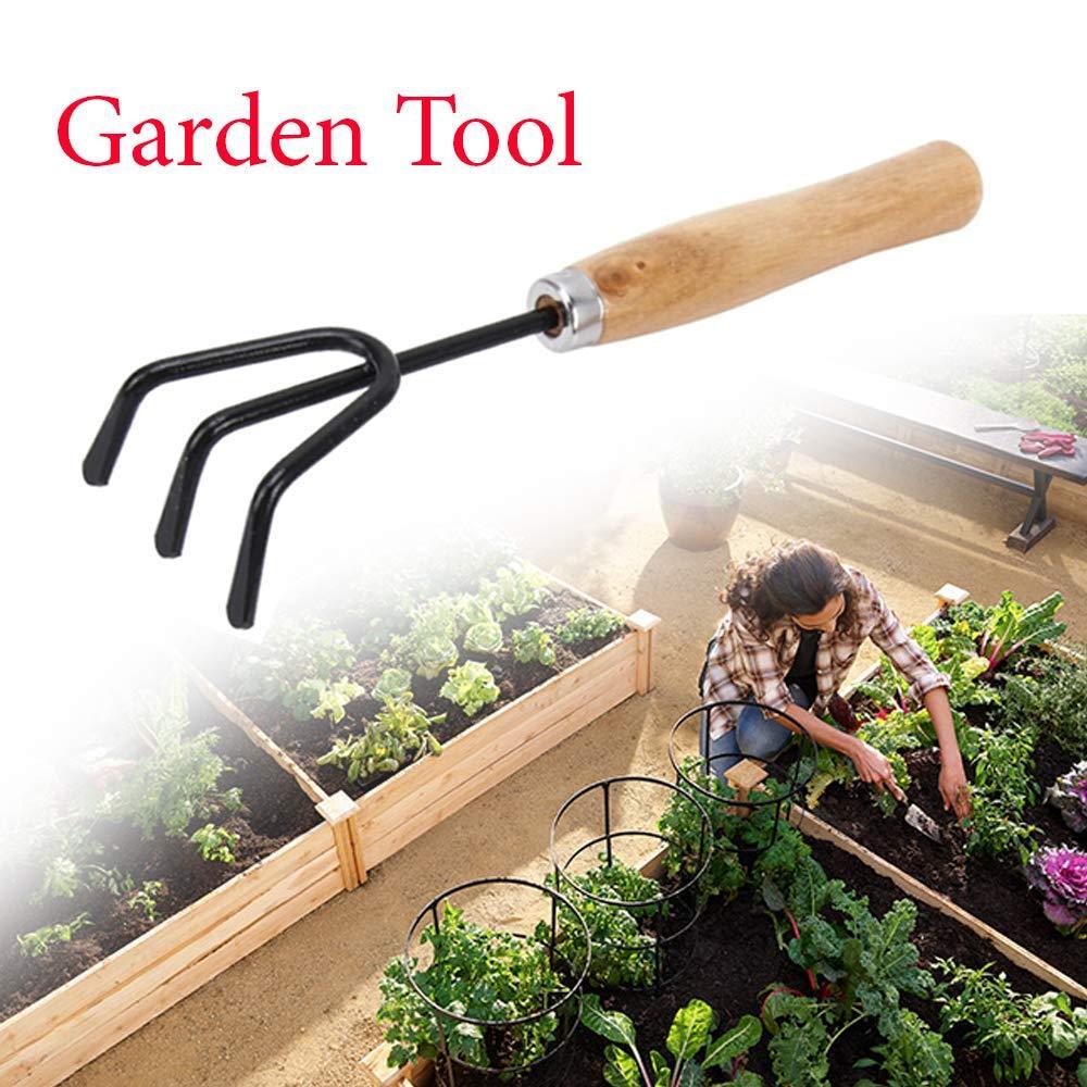 gardening tools with spade, trowel, and shear.