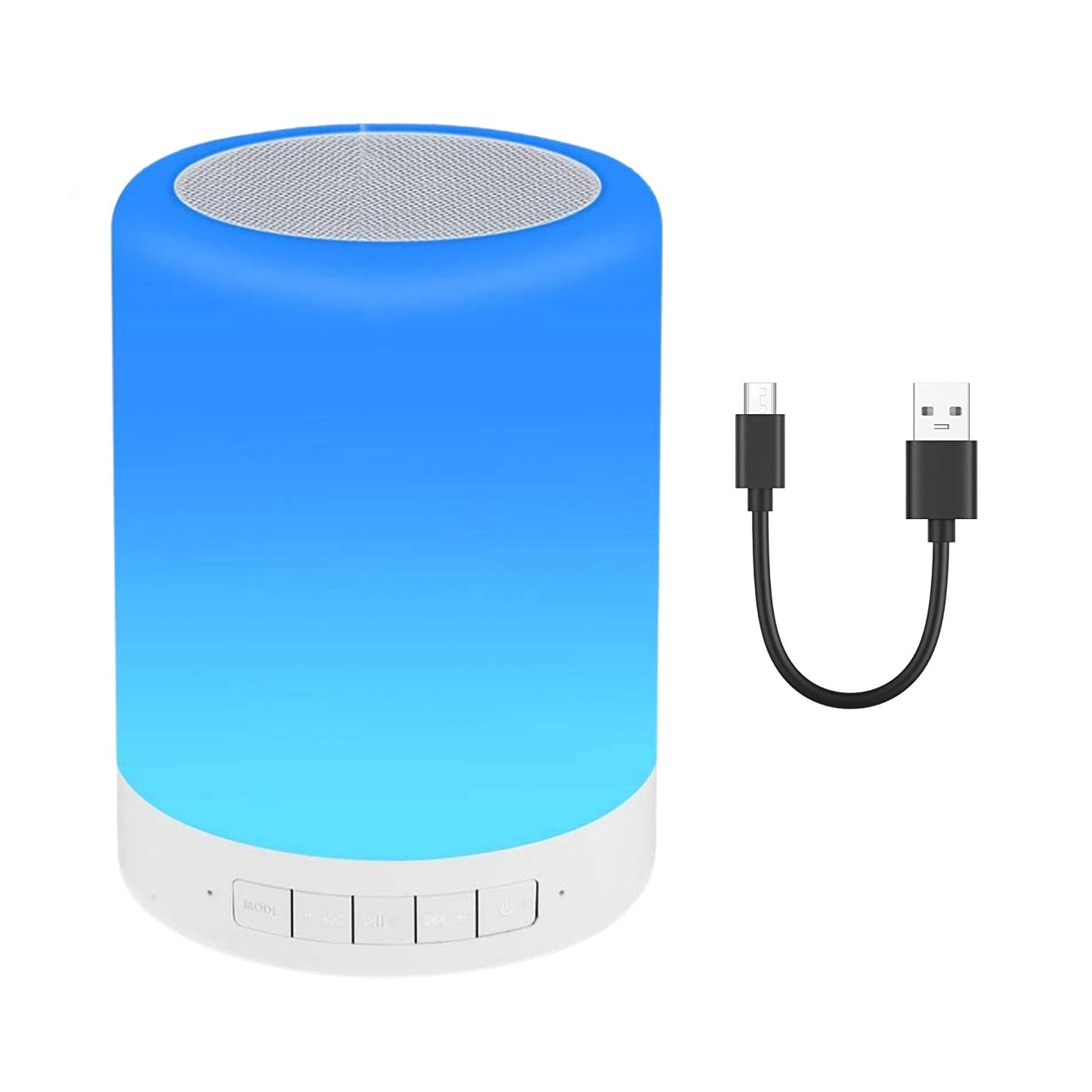 Night light with LED and Bluetooth speaker features